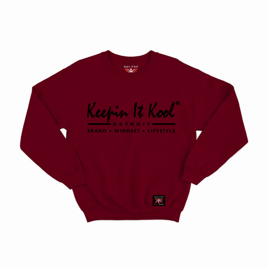 Detroit B.M.L. Crewneck/Black Text