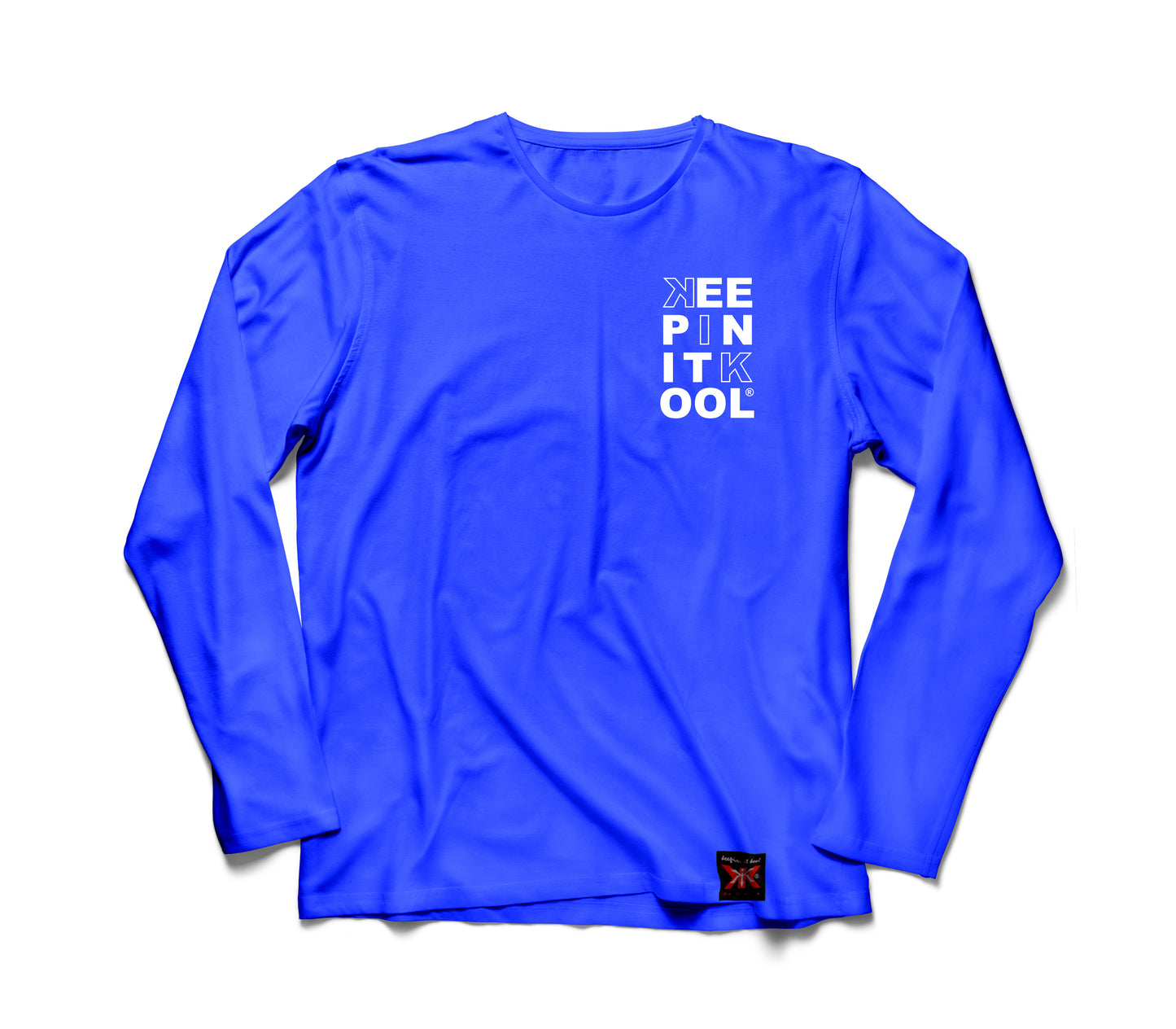 KIK Box Royal LS/White Text