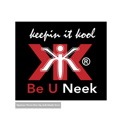 Keepin It Kool® signature woven hem tag, individually sewn